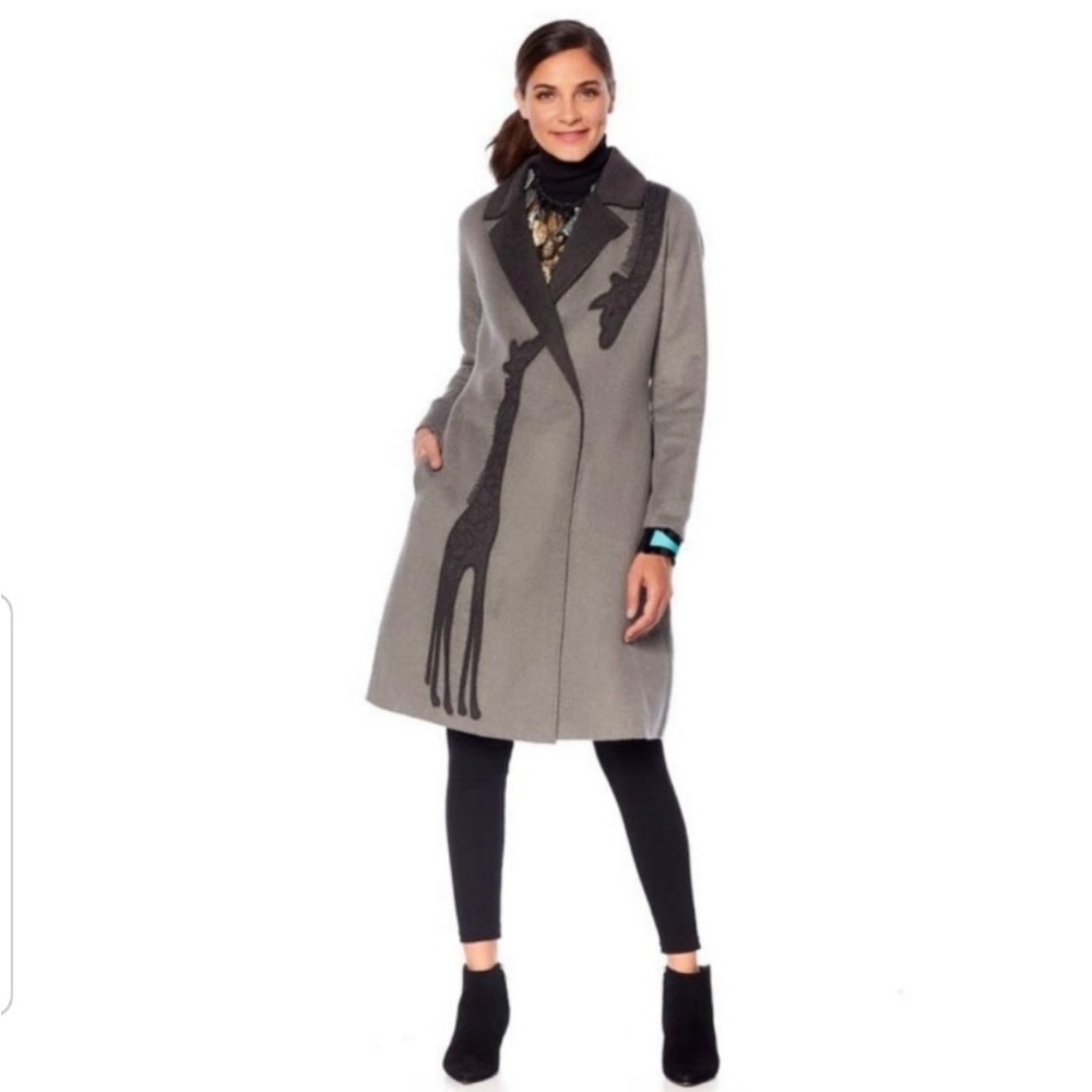 RARE! RARA AVIS by Iris Apfel giraffe coat